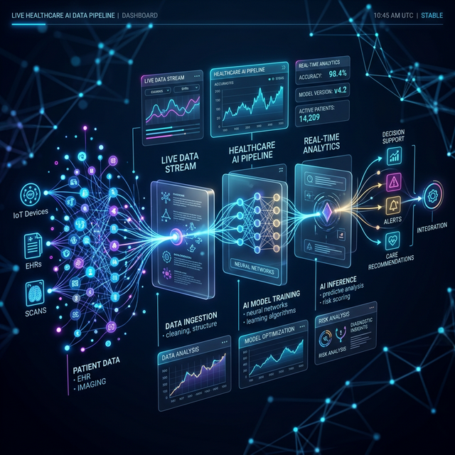 Live Data Pipeline Visualization